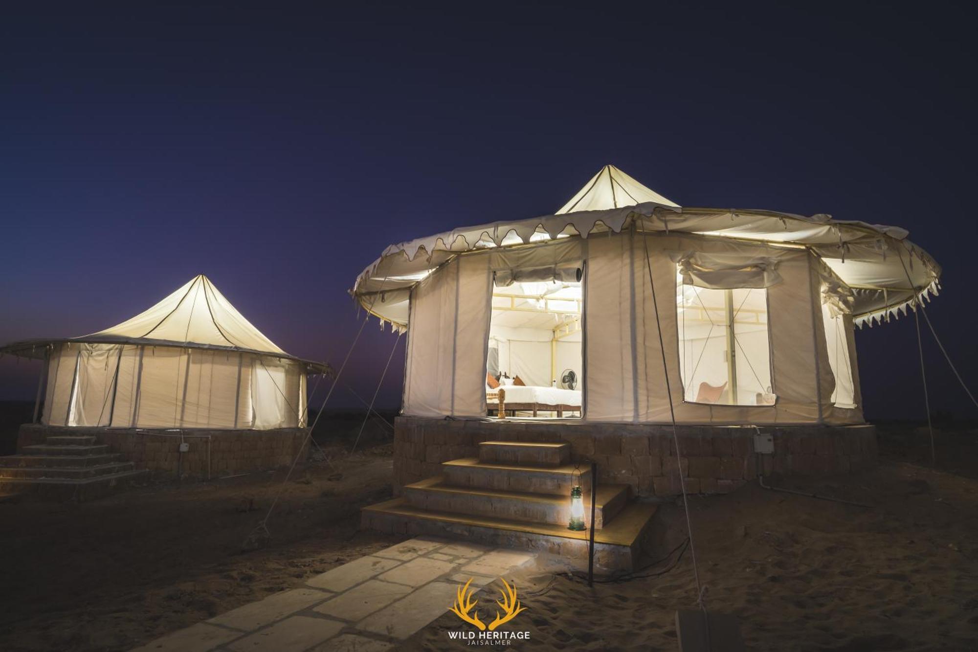 Wild Heritage Desert Camp Hotell Jaisalmer Eksteriør bilde